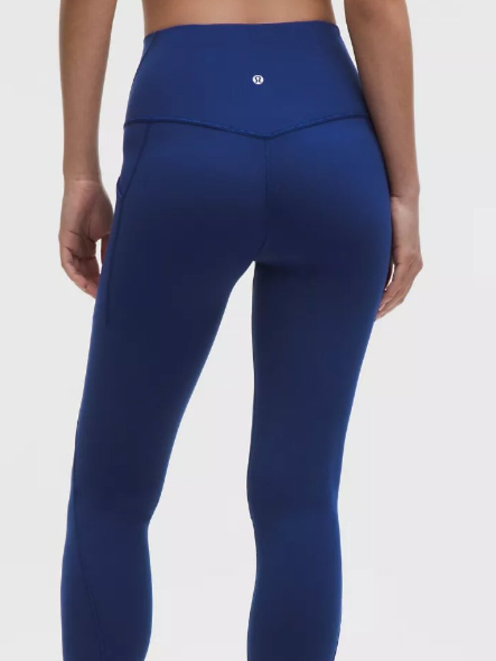lululemon high-rise pant with pockets in navy